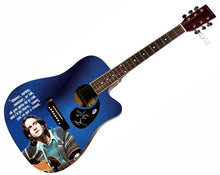 Load image into Gallery viewer, James Taylor Autographed Custom Graphics 1/1 Acoustic Guitar PSA
