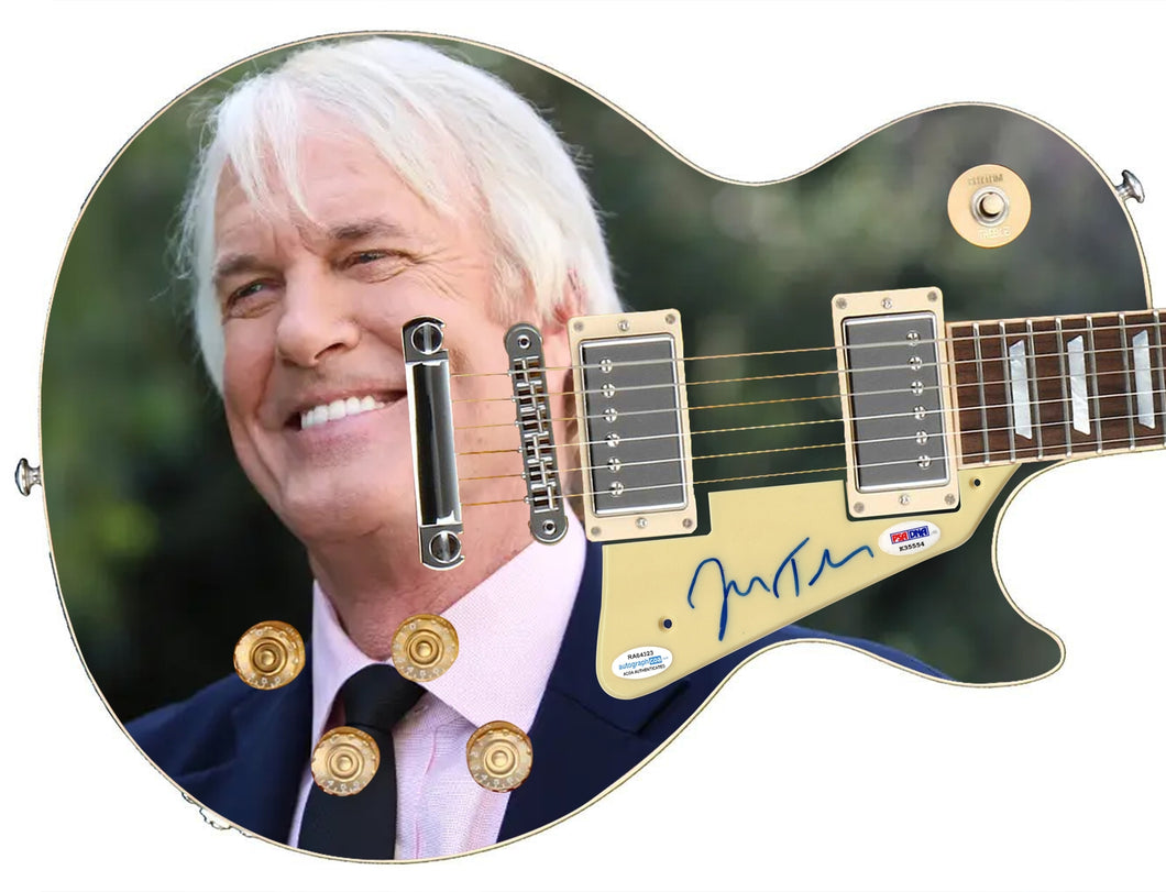 John Tesh Autographed Signed Custom Graphics Photo Guitar