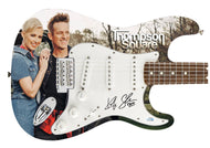 Thompson Square Autographed Signed Photo Graphics Guitar