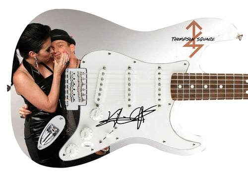 Thompson Square Autographed Signed Photo Graphics Guitar