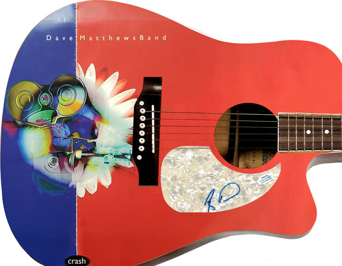 Dave Matthews Band Boyd Tinsley Signed Custom Graphics Guitar