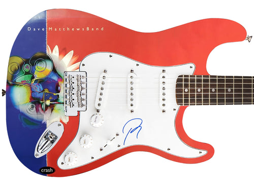 Boyd Tinsley of The Dave Matthews Band Signed Custom Graphics Crash Guitar