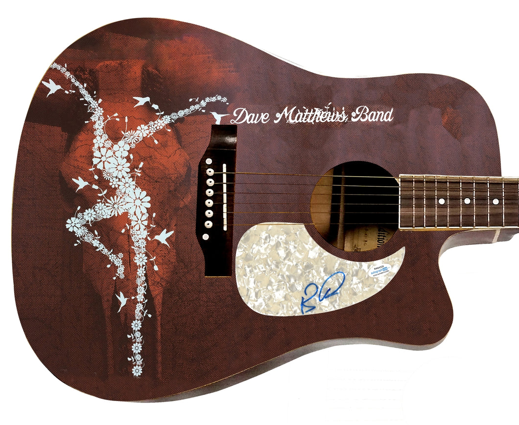 Dave Matthews Band Boyd Tinsley Autographed 1:1 Graphics Photo Guitar