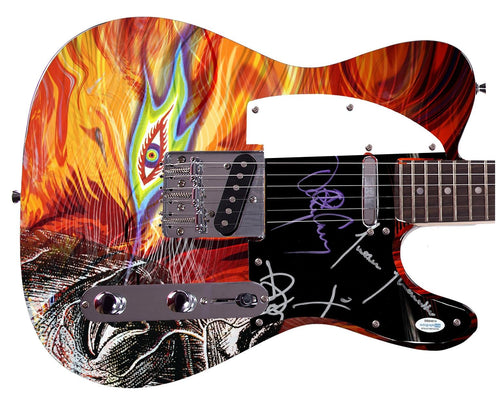 Tool Autographed Custom 1/1 Graphics Photo Guitar