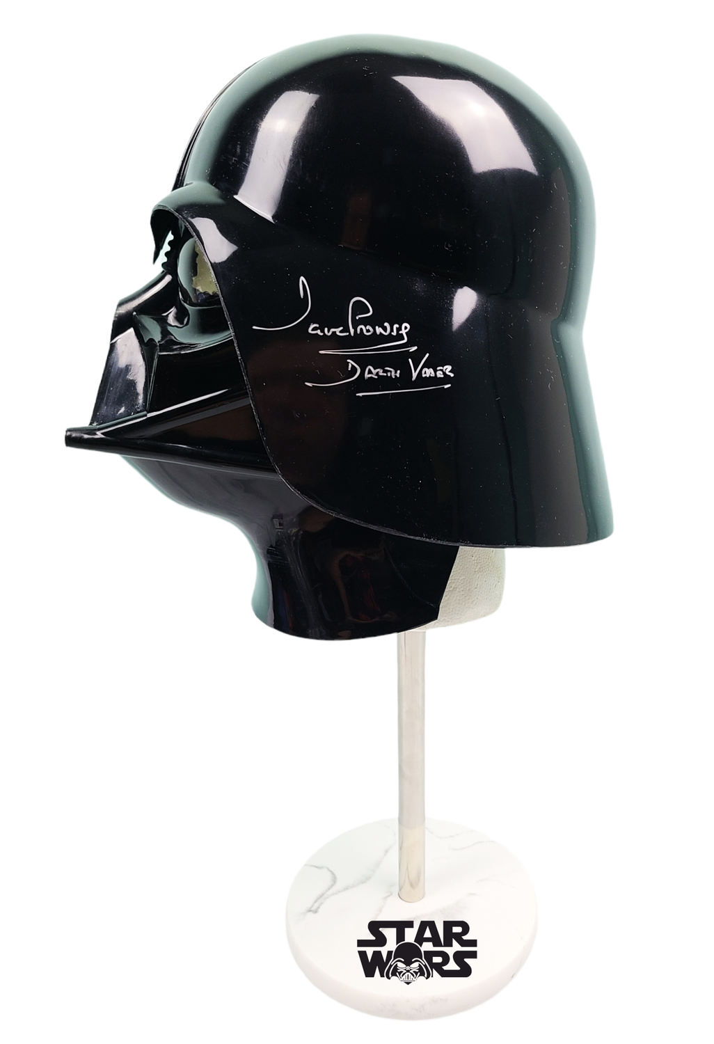 Dave Prowse Autographed Star Wars Darth Vader Full Scale 1:1 Helmet Display JSA