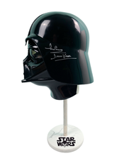 Load image into Gallery viewer, Dave Prowse Autographed Star Wars Darth Vader Full Scale 1:1 Helmet Display JSA
