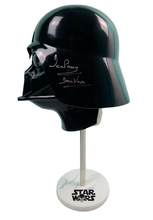 Load image into Gallery viewer, Dave Prowse Autographed Star Wars Darth Vader Full Scale 1:1 Helmet Display JSA
