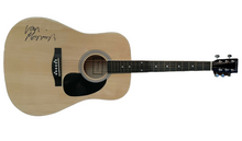 Load image into Gallery viewer, Van Morrison Autographed Huntington Acoustic Guitar BAS
