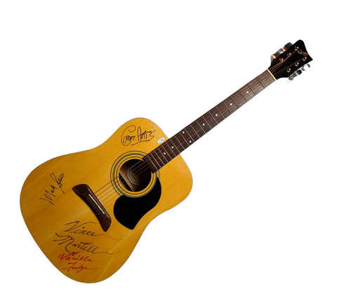 Vanilla Fudge Autographed Signed First Act Acoustic Guitar