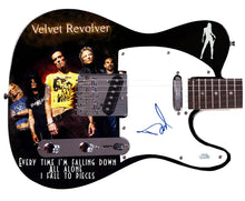 Load image into Gallery viewer, Velvet Revolver Dave Kushner Signed Graphics Photo Guitar
