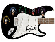 KISS Vinnie Vincent Autographed Signed 1/1 Custom Graphics Photo Guitar
