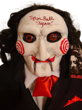 Load image into Gallery viewer, Tobin Bell Autographed Saw Jigsaw Billy Puppet Doll with Tricycle BAS Witness
