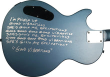 Load image into Gallery viewer, The Beach Boys Signed Epiphone Guitar w Good Vibrations Lyrics Exact Proof BAS
