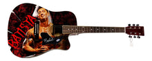 Load image into Gallery viewer, WWE Batista Autographed 1/1 Custom Graphics Photo WWF Guitar PSA
