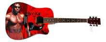 Load image into Gallery viewer, WWE Booker T Autographed 1/1 Custom Graphics Photo WWF Guitar PSA
