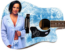 Load image into Gallery viewer, WWE Molly Holly Autographed 1/1 Custom Graphics Photo WWF Guitar
