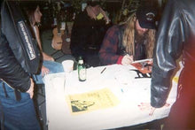 Load image into Gallery viewer, Ozzy Osbourne Zakk Wylde Autographed Graphics Photo Guitar BAS Witness ACOA BAS
