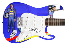 Load image into Gallery viewer, Michael Waltrip Autographed Fender Custom 1/1 Graphics Photo Guitar

