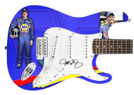 Michael Waltrip Autographed Fender Custom 1/1 Graphics Photo Guitar