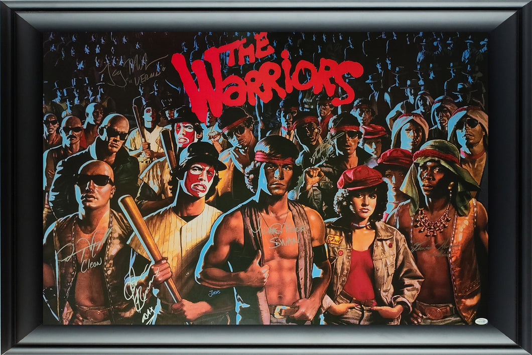 The Warriors Cast Autographed Signed Framed 24x36 Poster Exact Photo Proof