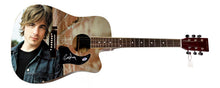 Load image into Gallery viewer, Jimmy Wayne Signed 1/1 Custom Graphics Photo Guitar PSA
