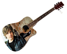 Load image into Gallery viewer, Jimmy Wayne Signed 1/1 Custom Graphics Photo Guitar PSA
