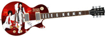 Load image into Gallery viewer, The White Stripes Jack White Signed 1/1 Custom Graphics Photo Guitar ACOA
