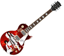Load image into Gallery viewer, The White Stripes Jack White Signed 1/1 Custom Graphics Photo Guitar ACOA
