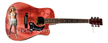 Load image into Gallery viewer, Chely Wright Autographed 1/1 Custom Graphics Photo Guitar ACOA PSA
