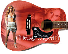 Load image into Gallery viewer, Chely Wright Autographed 1/1 Custom Graphics Photo Guitar
