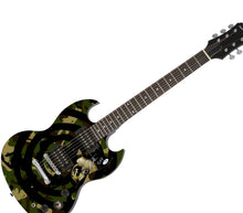 Load image into Gallery viewer, Zakk Wylde Autographed Custom Graphics Spiral Camo 1/1 Guitar
