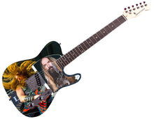 Load image into Gallery viewer, Zakk Wylde Signed w Sketch Spiral Sonic Fury Custom Graphics Guitar
