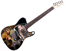 Load image into Gallery viewer, Zakk Wylde Signed w Sketch Spiral Dominance Custom Graphics Guitar
