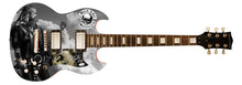 Load image into Gallery viewer, Zakk Wylde Signed Custom Graphics Photo Guitar ACOA
