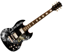 Load image into Gallery viewer, Zakk Wylde Signed Custom Graphics Photo Guitar ACOA
