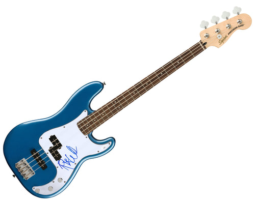 Pink Floyd Roger Waters Autographed Blue Fender Precision Bass Guitar