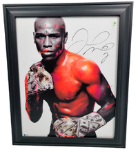 Load image into Gallery viewer, Floyd Money Mayweather Jr. Autographed Painting Art Print Framed Canvas  BAS
