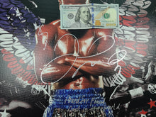 Load image into Gallery viewer, Floyd Money Mayweather Jr. Signed w Pound4Pound Best Quote Art Framed Canvas BAS
