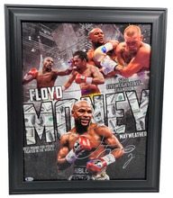 Load image into Gallery viewer, Floyd Money Mayweather Jr. Autographed Custom Photo Framed Canvas  BAS
