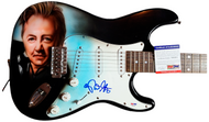 Brian Setzer Autographed Signed Hand Airbrushed Painting Guitar UACC AFTAL