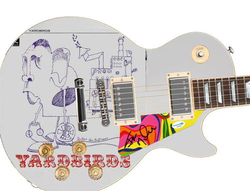 Yardbirds Jim McCarty Signed Roger The Engineer LP Cd Graphics Guitar