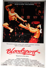 Load image into Gallery viewer, Bolo Yeung Autographed Bloodsport 24x36 Poster w Chong Li Exact Proof
