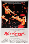 Bolo Yeung Autographed Bloodsport 24x36 Poster w Chong Li Exact Proof