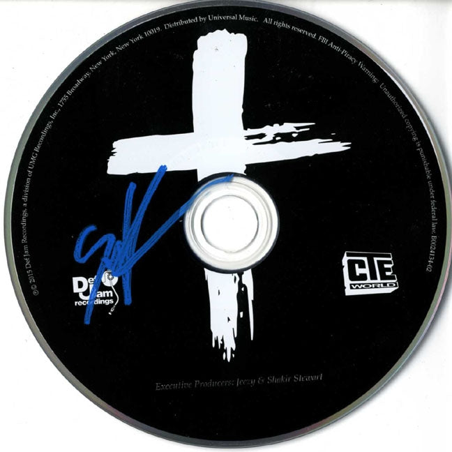 Jeezy Autographed Signed White Cross CD