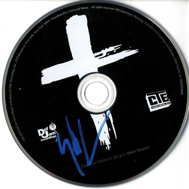 Jeezy Autographed Signed Cross CD