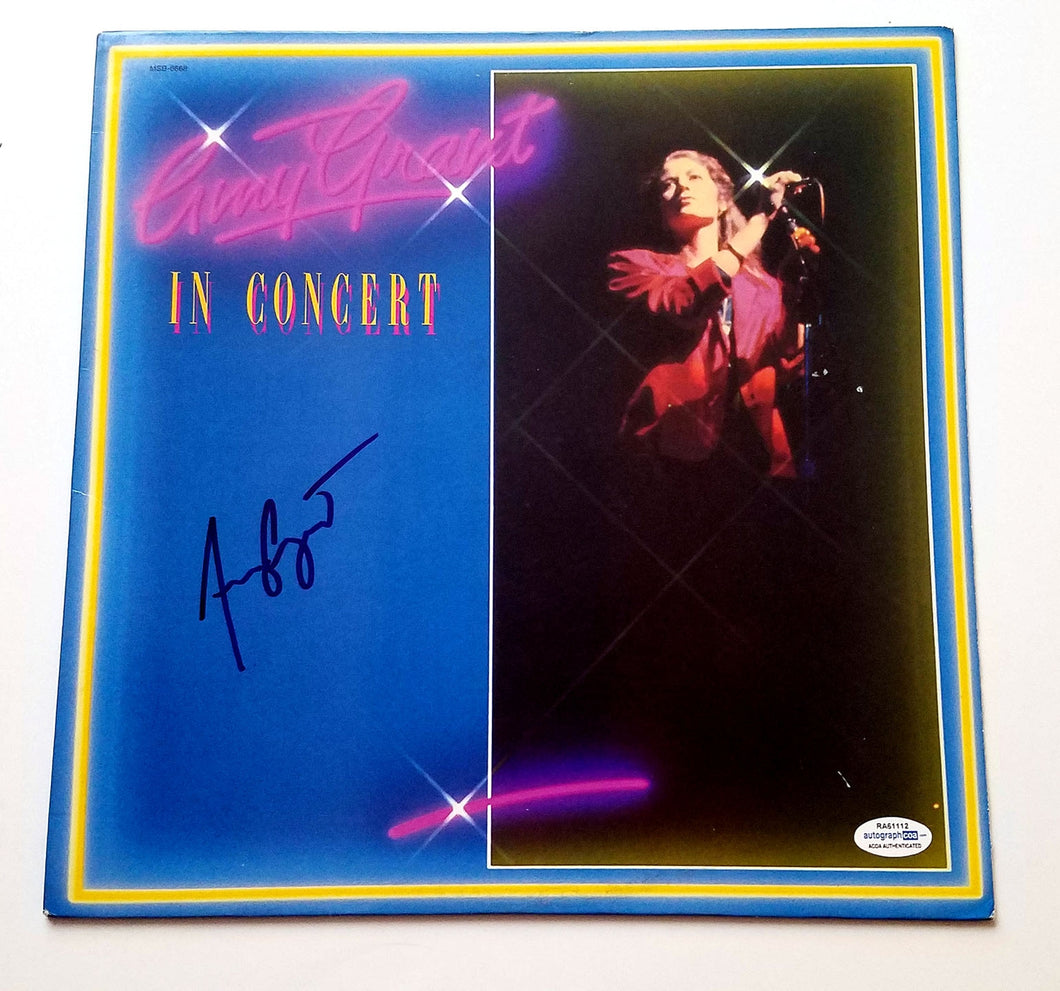 Amy Grant Autographed Signed In Concert Album LP
