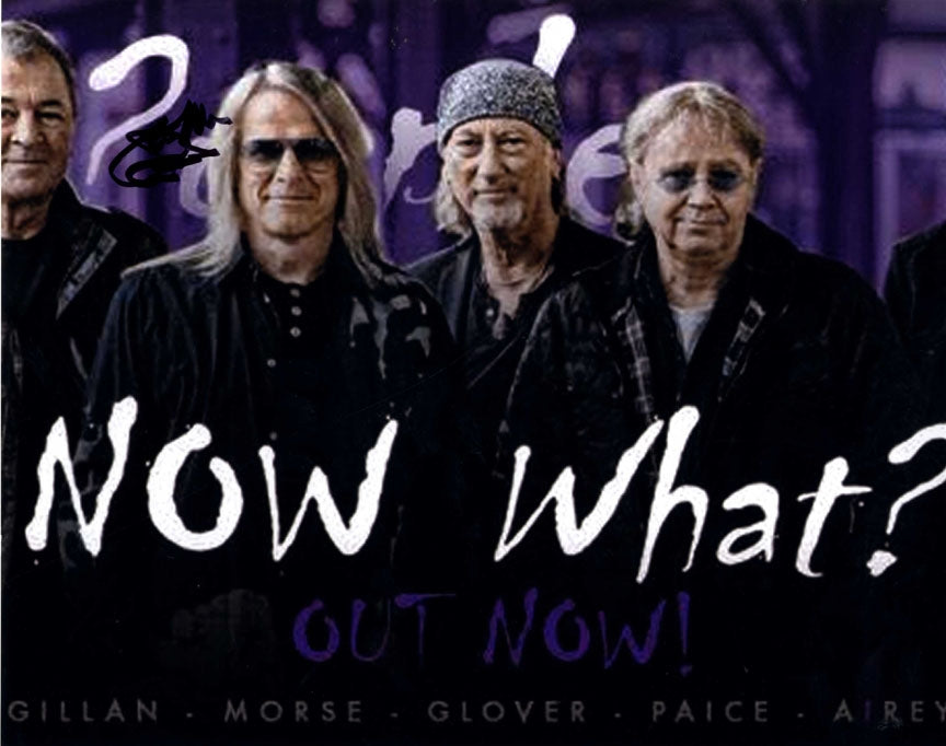 Steve Morse Deep Purple Autographed 8x10 Now What Photo 