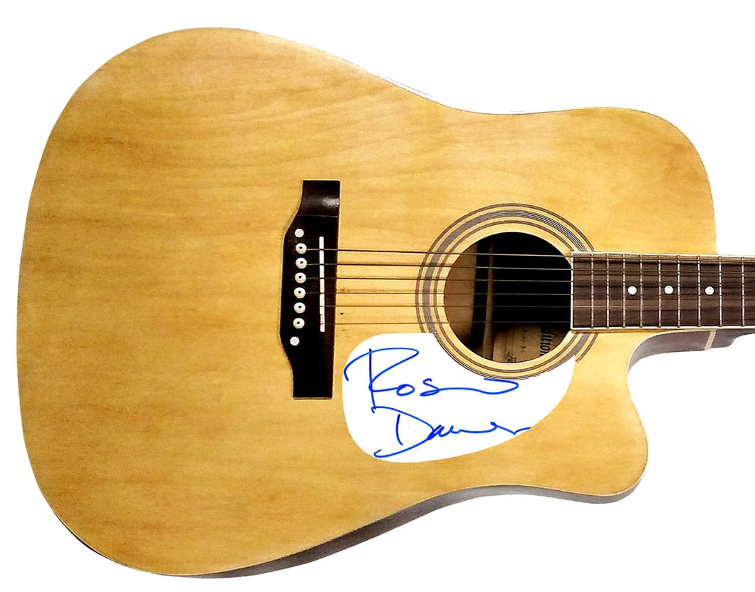 Rosario Dawson Autographed Signed Natural Acoustic Guitar RD