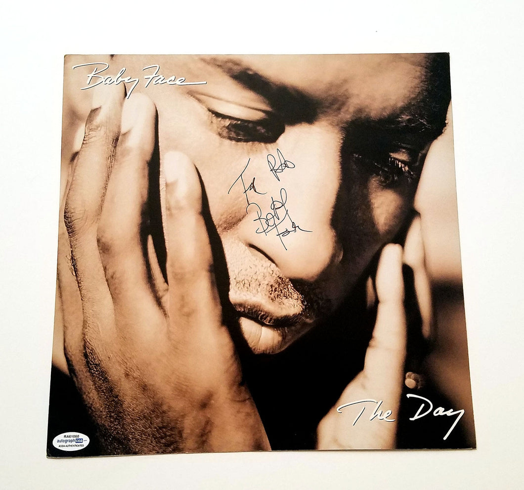 Babyface Autographed Signed Personalized The Day Album Flat