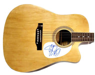 Jimmy Kimmel Autographed Signed Natural Acoustic Guitar 